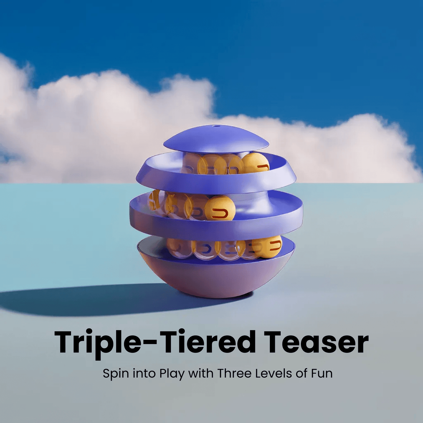 SwirlPRL™ Tumbler Tower Cat Ball